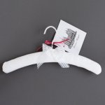 White Temple Dress Hanger LDS