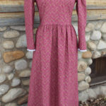 Burgundy pioneer dress costume sizes XXS-4XL