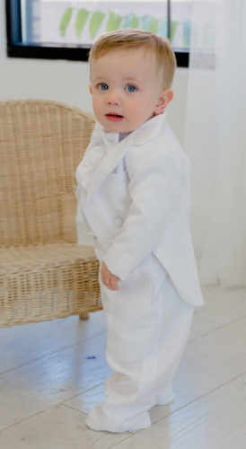 White Tuxedo #147W | Boy's Suits & Accessories | White Elegance