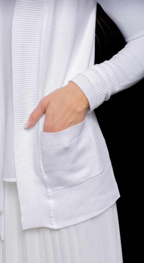 mid length cardigan with pockets