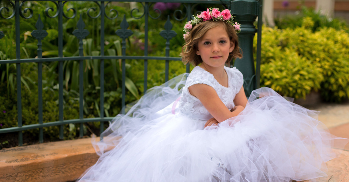 white elegance baptism dresses