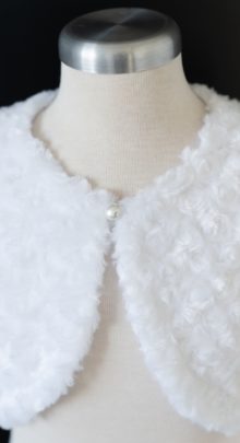 Pearl Button LDS Baptism Jacket