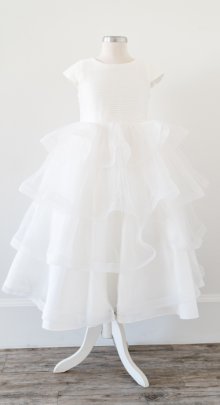 white elegance baptism dresses