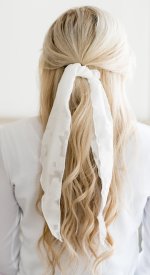 white hair ties