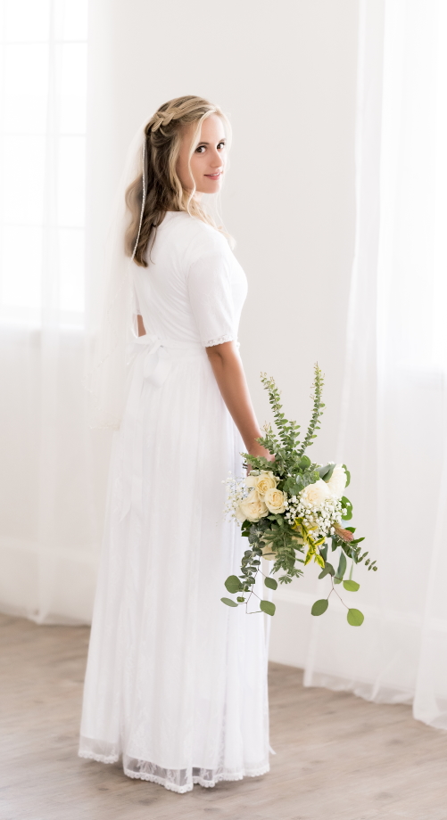 Simple affordable cheap wedding dress