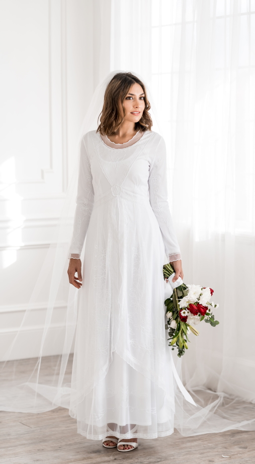 15 Affordable Modest Wedding Dresses – Moments Made Bridal