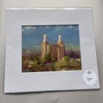 LDS Temple photograph with decorative frame - LDS Bridal Wedding Gifts