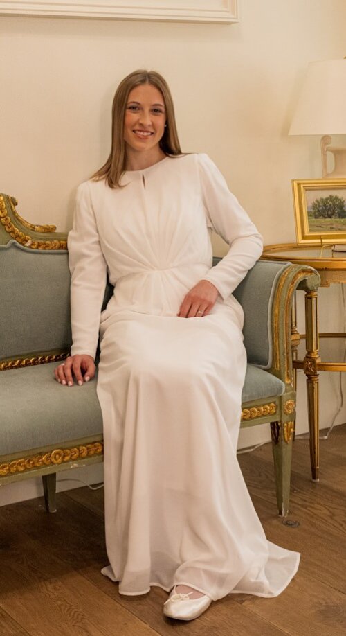 simple womens lds temple dress