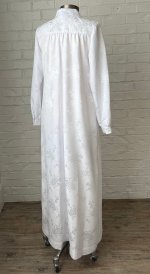 White shirt with front button for LDS temple dress