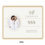 White Elegance Gift Cards – The perfect gift for any occasion, available in holiday and special occasion designs.