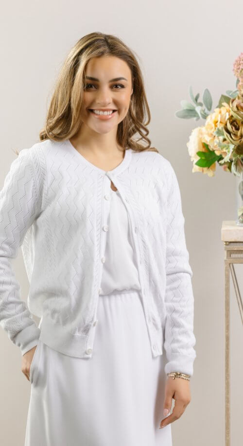 Pointelle Sweater - Image 1